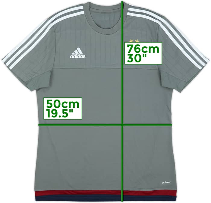 2015-16 Bayern Munich adidas Training Shirt - 9/10 - (M)