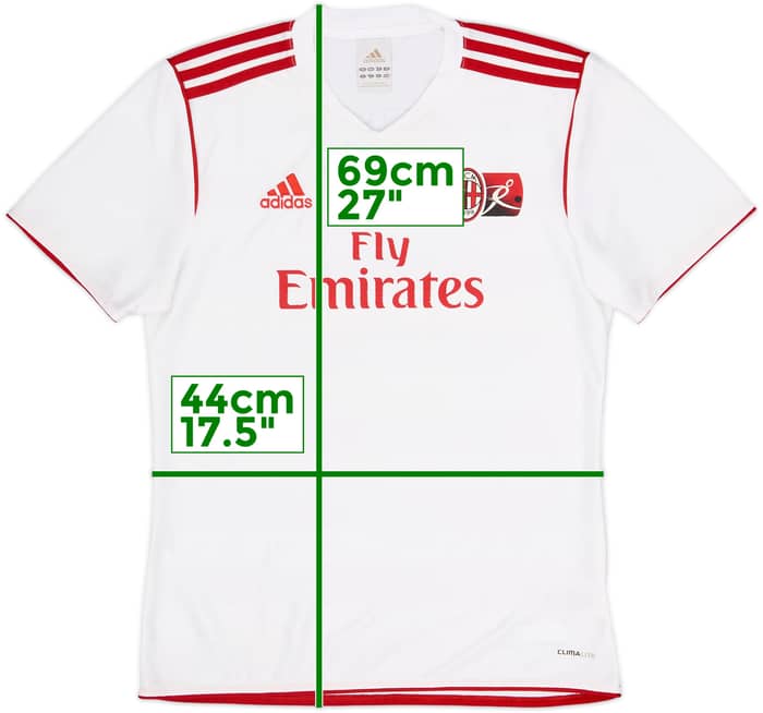 2011-12 AC Milan Academy adidas Training Shirt - 7/10 - (S)