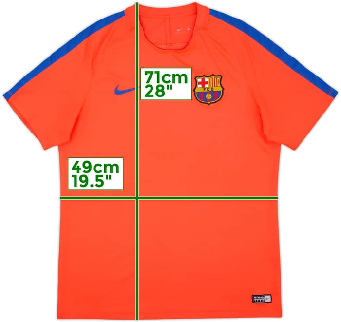 2016-17 Barcelona Nike Training Shirt - 7/10 - (L)