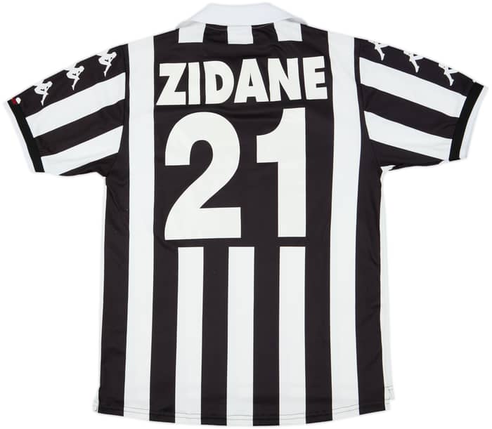 1998-99 Juventus Home Shirt Zidane #21 - 5/10 - (M)