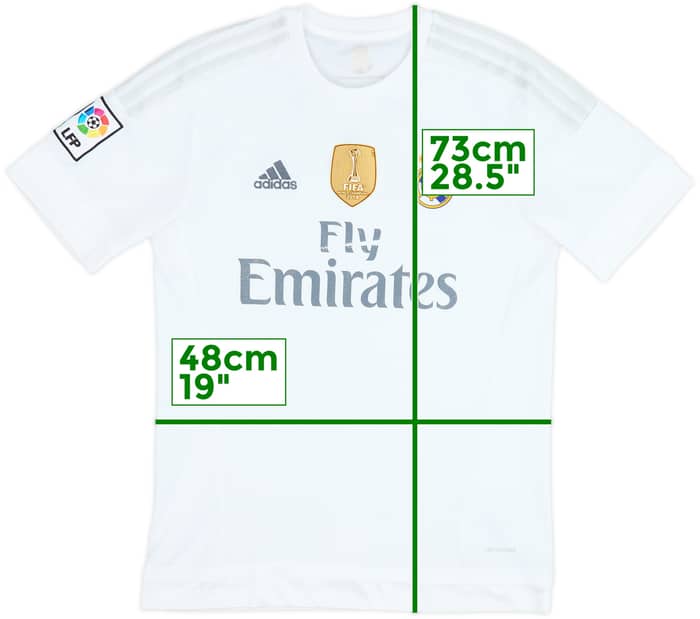 2015-16 Real Madrid Home Shirt - 5/10 - (M)