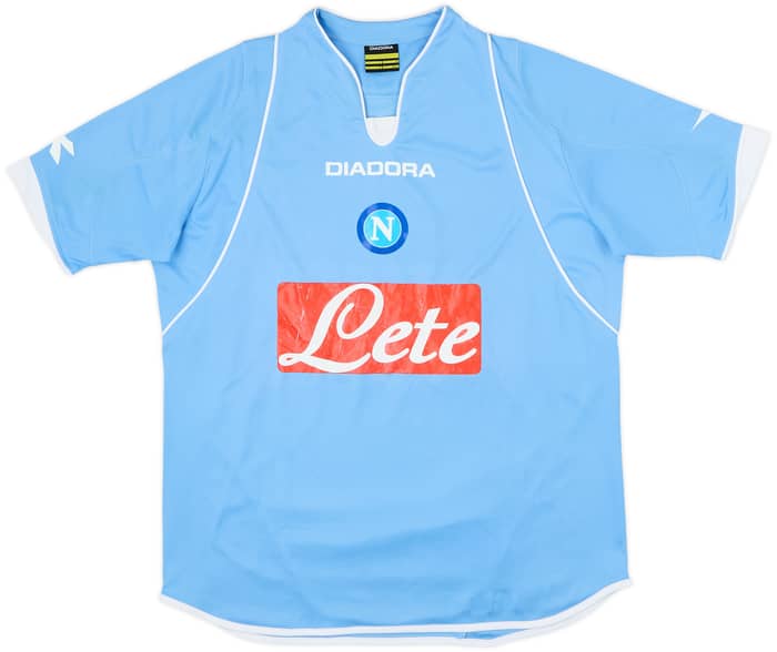 2007-08 Napoli Basic Home Shirt - 6/10 - (M)