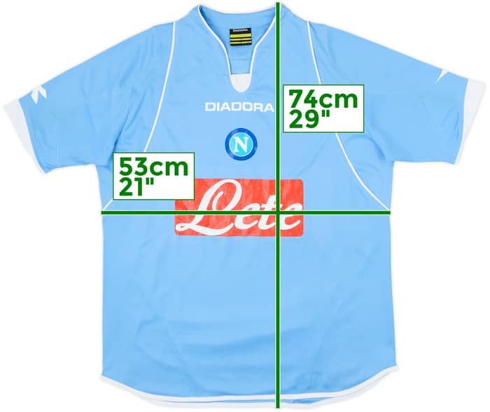 2007-08 Napoli Basic Home Shirt - 6/10 - (M)