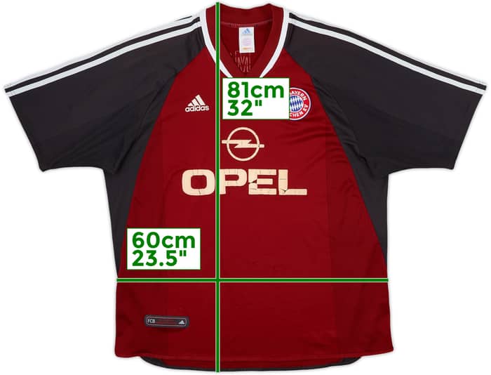 2001-02 Bayern Munich Home Shirt - 4/10 - (XL)