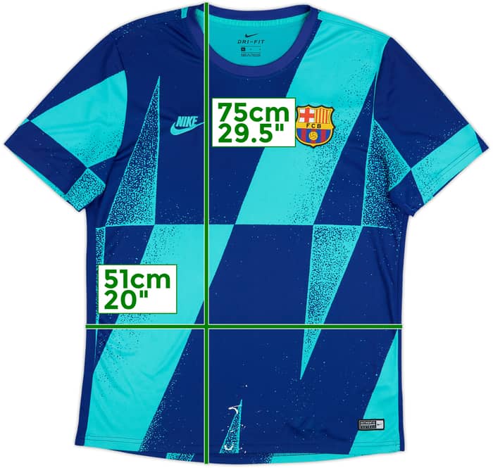 2019-20 Barcelona Nike Training Shirt - 4/10 - (L)