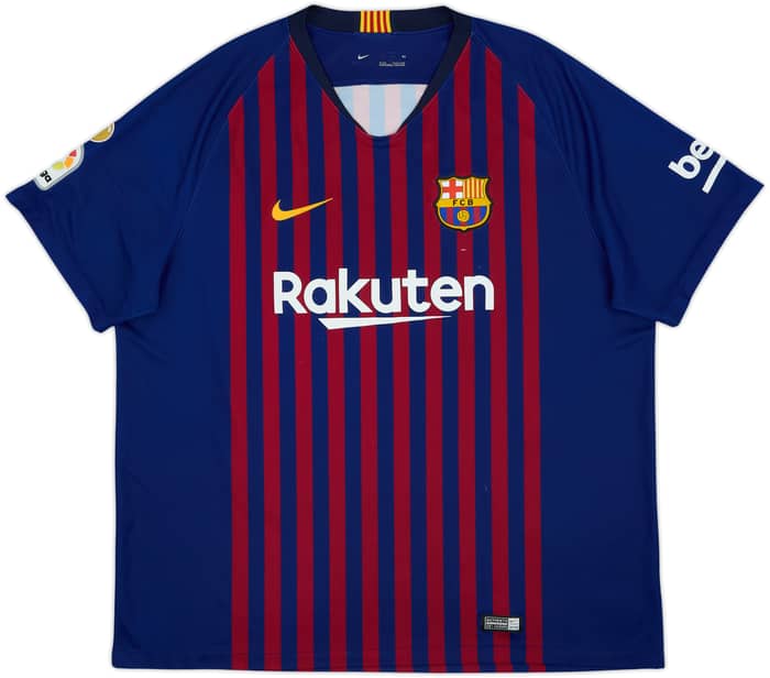 2018-19 Barcelona Home Shirt Messi #10 - 6/10 - (XXL)