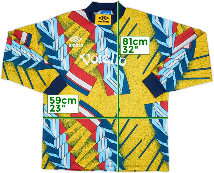 1993-94 Napoli GK Shirt #1 - 8/10 - (XL)