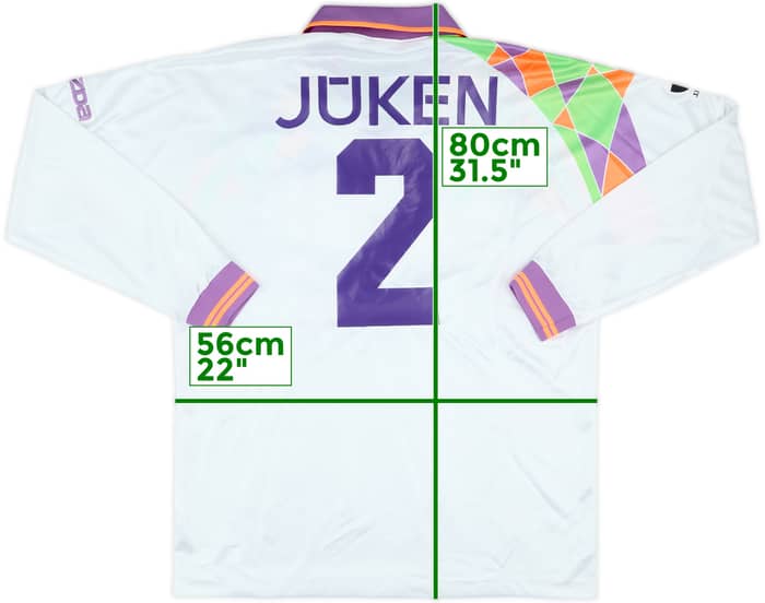 1993-94 Sanfrecce Hiroshima Match Issue Away L/S Shirt #2