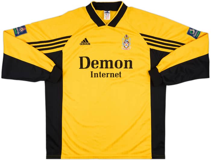 1998-99 Fulham Match Issue Away L/S Shirt #6