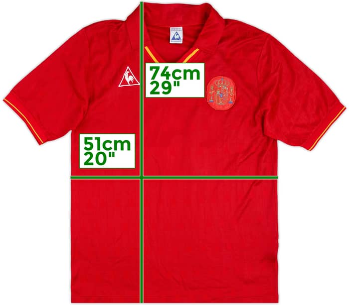 1988-90 Spain Match Issue Home Shirt #15