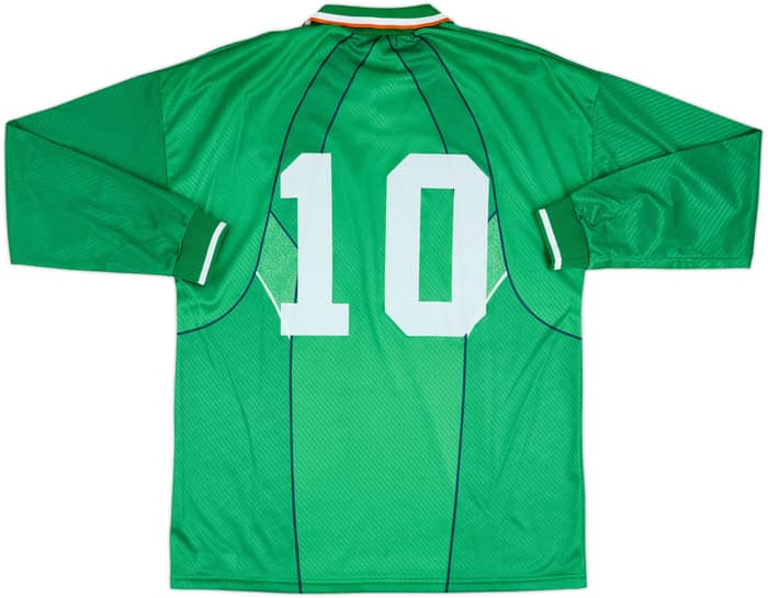 1995 Ireland Match Issue Home L/S Shirt #10