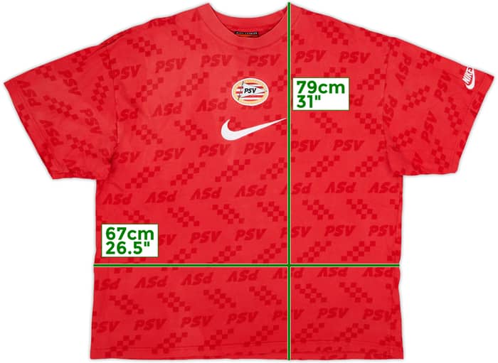 1996-97 PSV Nike Cotton Tee - 8/10 - (XL)