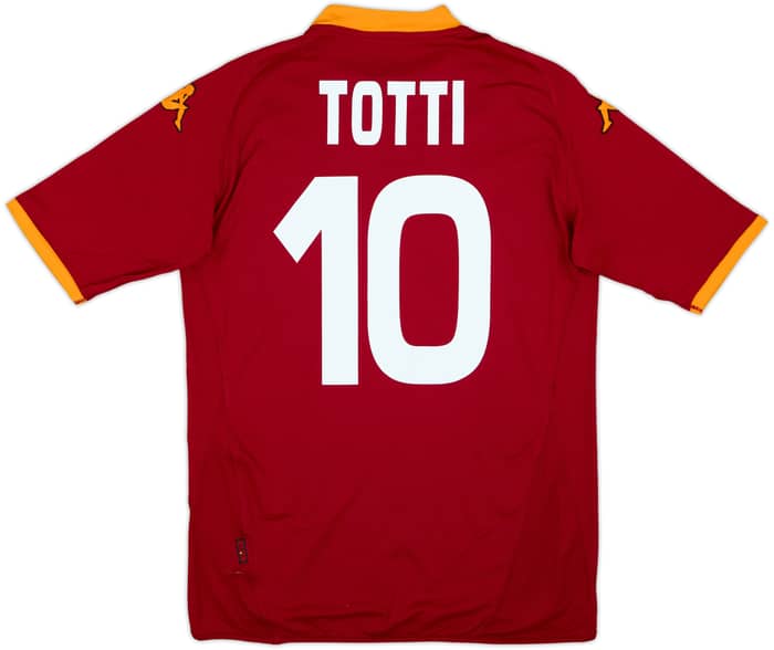 Camiseta de local de la Roma 2007-08 Totti #10 - 6/10 - (XXL)