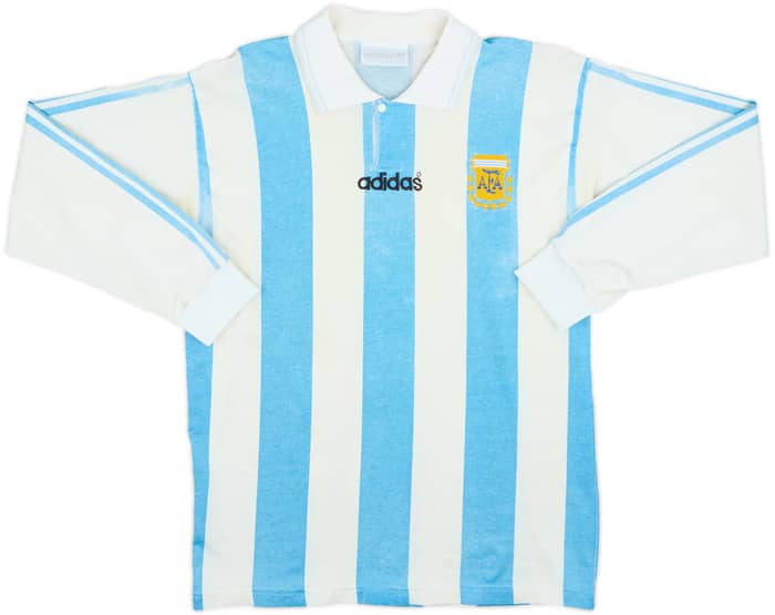 1994 Argentina Home L/S Shirt - 6/10 - (S)