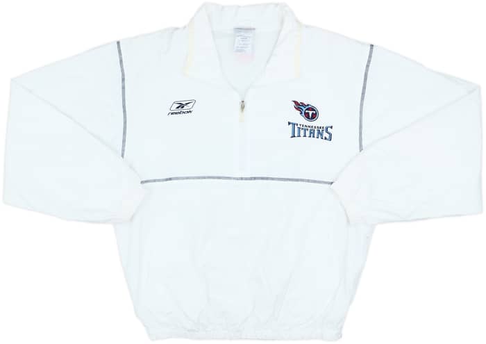 2001 Tennessee Titans Reebok 1/2 Zip Windbreaker Jacket - 8/10 - (M)
