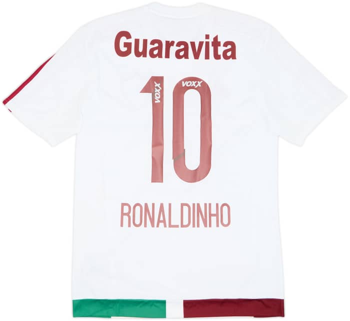 Camiseta de visitante del Fluminense 2015 Ronaldinho #10 - 10/10 - (S)
