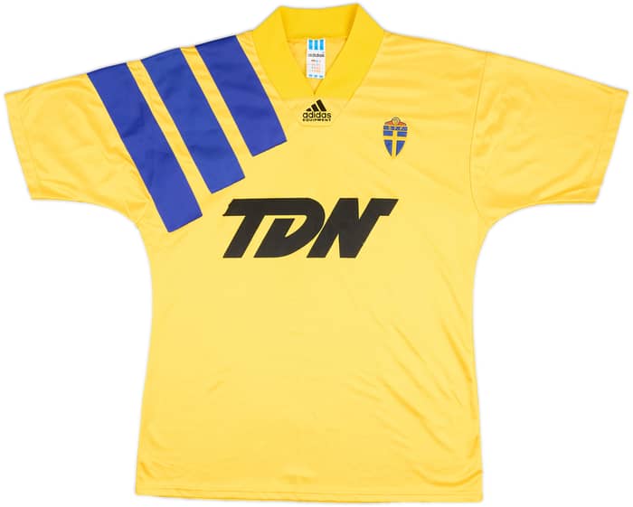 1992-94 Sweden Home Shirt #4 - 8/10 - (L)