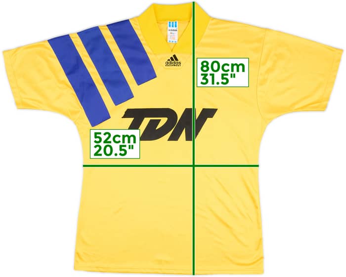 1992-94 Sweden Home Shirt #4 - 8/10 - (L)