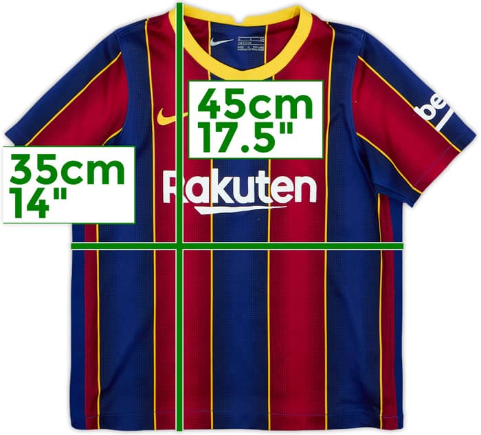 2020-21 Barcelona Home Shirt - 8/10 - (4-5 Years)
