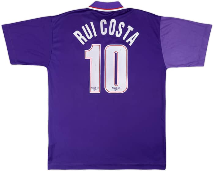 1995-96 Fiorentina Home Shirt Rui Costa #10 - 6/10 - (XL)
