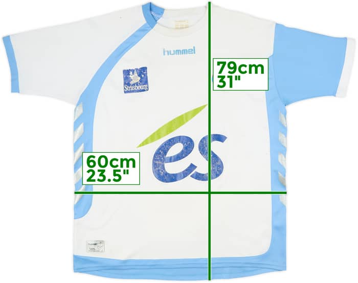 2008-09 Strasbourg Signed Home Shirt - 5/10 - (XL)
