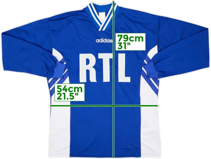 1990s Coupe de France L/S Shirt #13 - 6/10 - (XL)