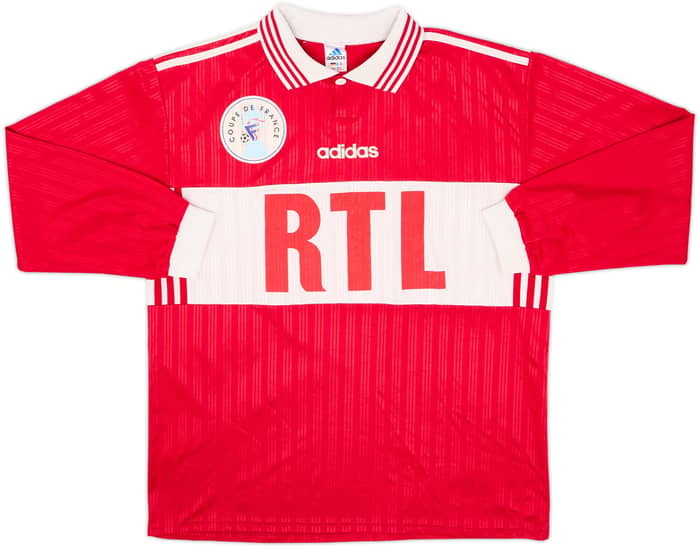 1990s Coupe de France L/S Shirt #4 - 6/10 - (XL)