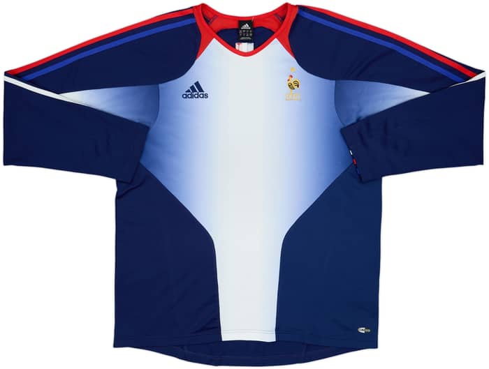 2004-05 France adidas Training L/S Shirt - 9/10 - (L/XL)