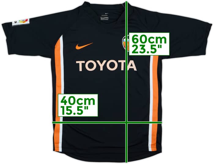 2006-07 Valencia Away Shirt - 8/10 - (12-13 Years)