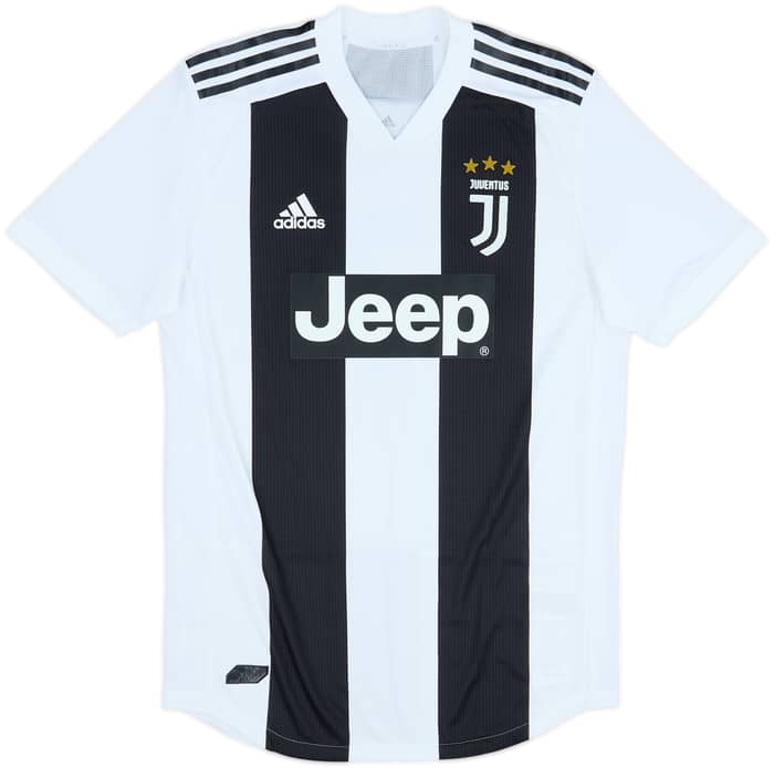 2018-19 Juventus Authentic Home Shirt Ronaldo #7 - 8/10 - (M)
