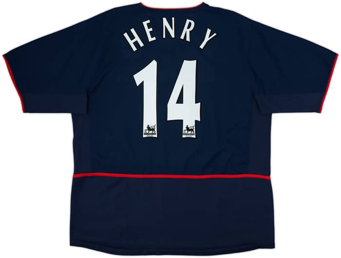 2002-04 Arsenal Away Shirt Henry #14 - 7/10 - (XXL)