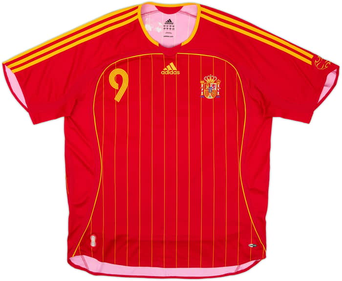 2006-08 Spain Home Shirt Torres #9 - 5/10 - (XL)