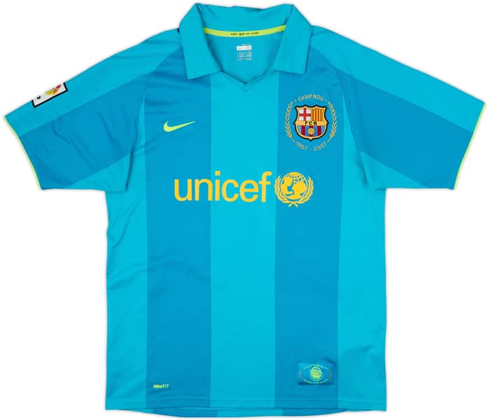 2007-09 Barcelona Away Shirt Ronaldinho #10 - 8/10 - (M)