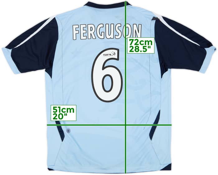 2006-07 Rangers Third Shirt Ferguson #6 - 5/10 - (L)