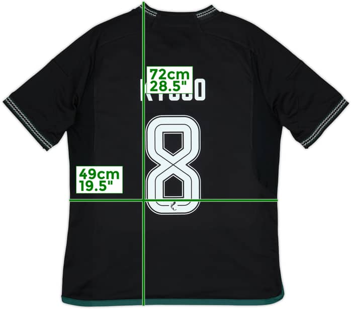 2023-24 Celtic Away Shirt Kyogo #8 - 10/10 - (15-16 Years)