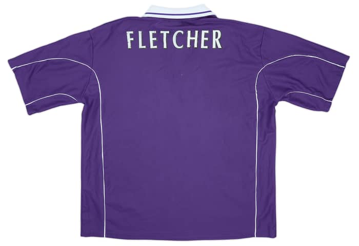 2000-01 Harchester United Home Shirt Fletcher - 4/10 - (XL)