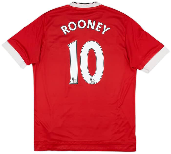 2015-16 Manchester United Home Shirt Rooney #10 - 5/10 - (L)
