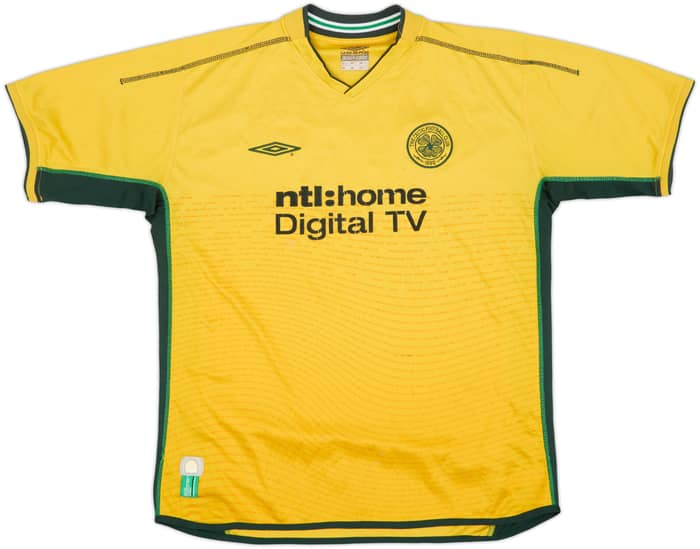 2002-03 Celtic Away Shirt Larsson #7 - 5/10 - (XL)