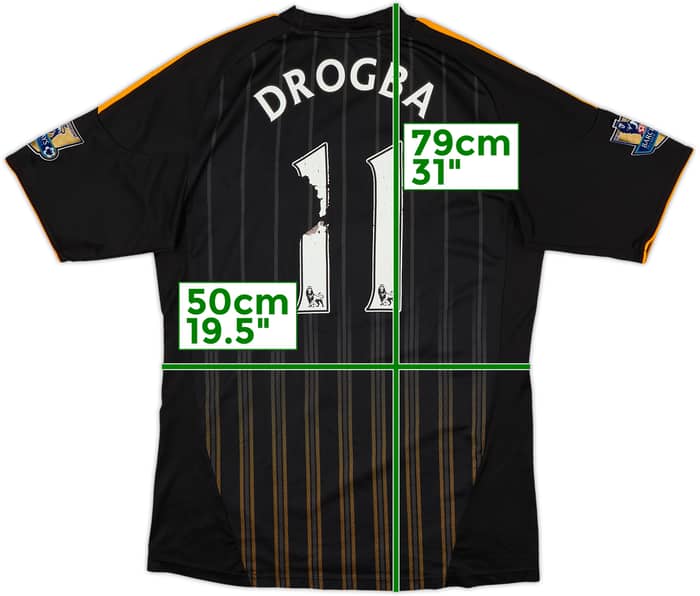 2010-11 Chelsea Away Shirt Drogba #11 - 4/10 - (M)