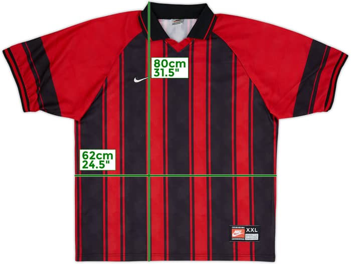 1997-98 Nike Template Shirt - 8/10 - (XXL)