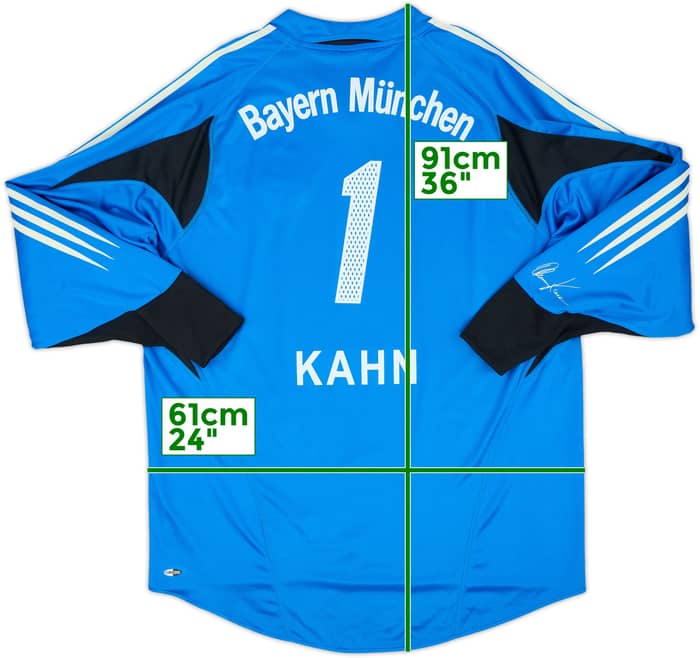 2004-05 Bayern Munich GK Shirt Kahn #1 - 8/10 - (XL)