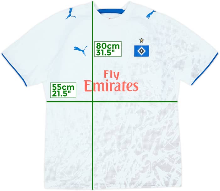2006-07 Hamburg Home Shirt #9 - 9/10 - (XXL)