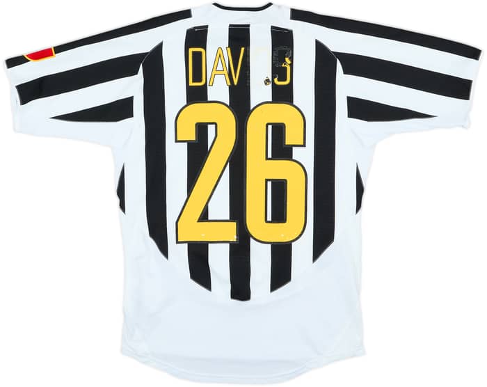2003-04 Juventus Home Shirt Davids #26 - 4/10 - (S)