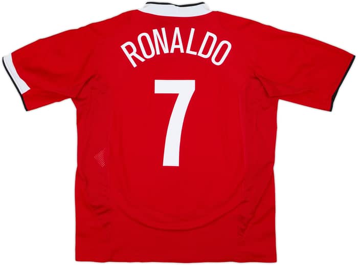 2004-06 Manchester United Home Shirt Ronaldo #7 - 7/10 - (XL)
