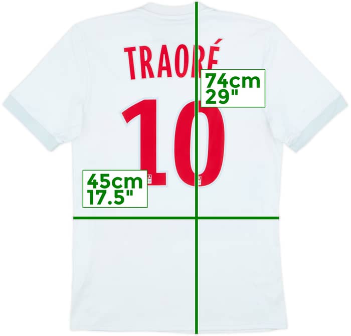 2017-18 Lyon Home Shirt Traore #10 - 6/10 - (S)