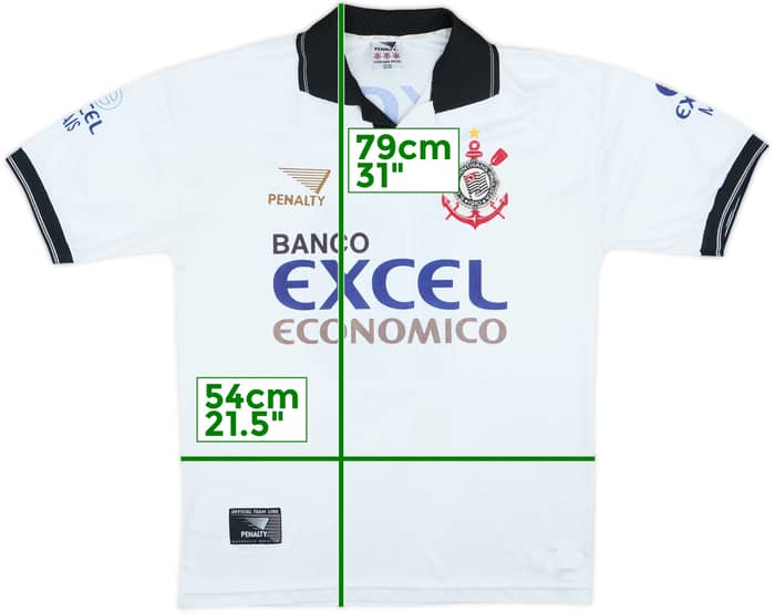 1997 Corinthians Home Shirt #10 - 5/10 - (XL)