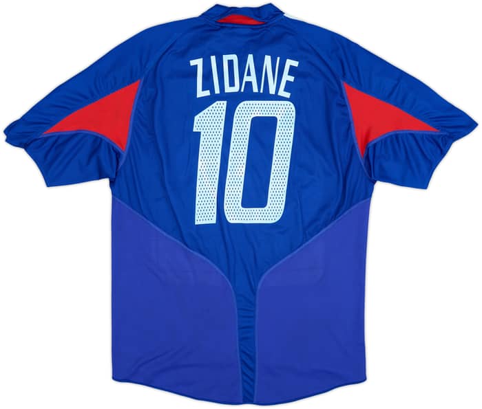 2004-06 France Home Shirt Zidane #10 - 6/10 - (XL)