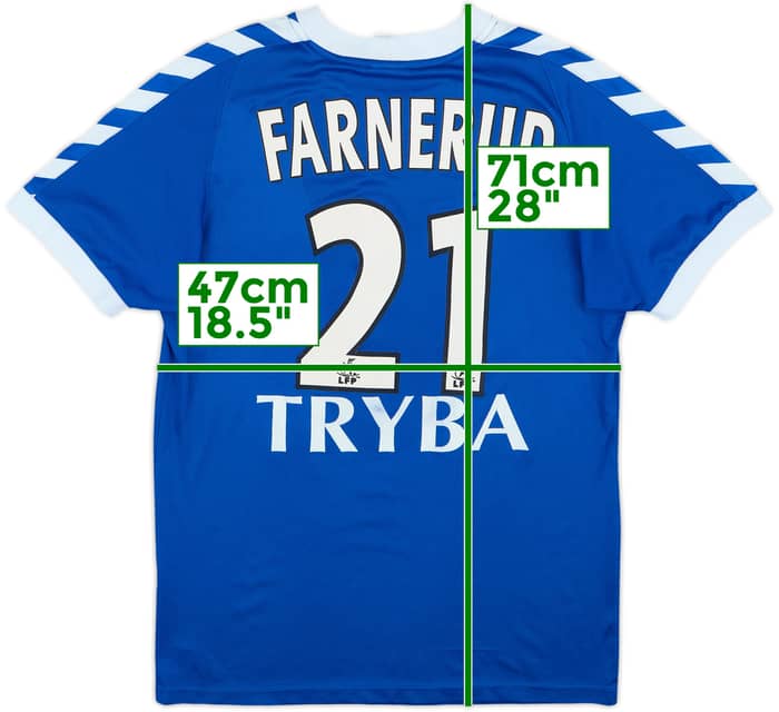 2003-04 Strasbourg Home Shirt Farnerud #22 - 8/10 - (M)