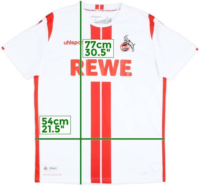 Camiseta de local del FC Koln 2020-21 - 8/10 - (XL)