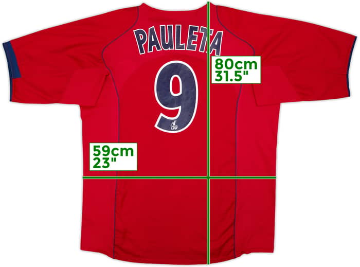 2004-05 Paris Saint-Germain Away Shirt Pauleta #9 - 6/10 - (XL)